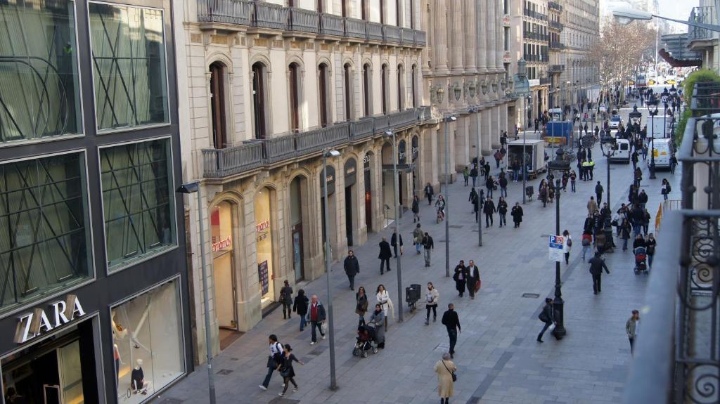 Pension Arosa Barcelona Bagian luar foto