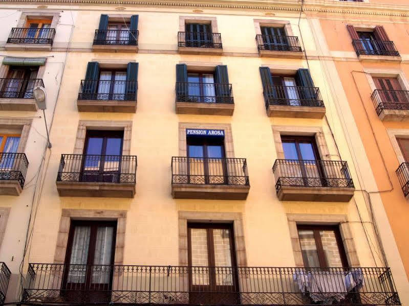 Pension Arosa Barcelona Bagian luar foto