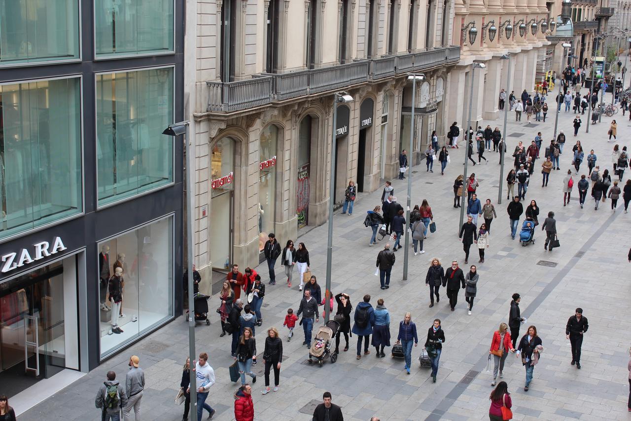 Pension Arosa Barcelona Bagian luar foto