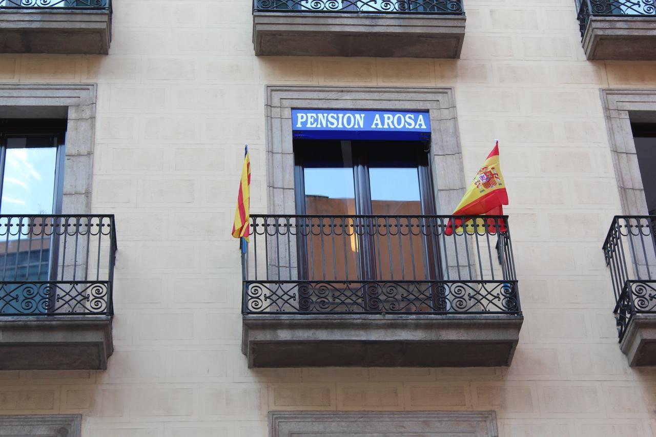 Pension Arosa Barcelona Bagian luar foto