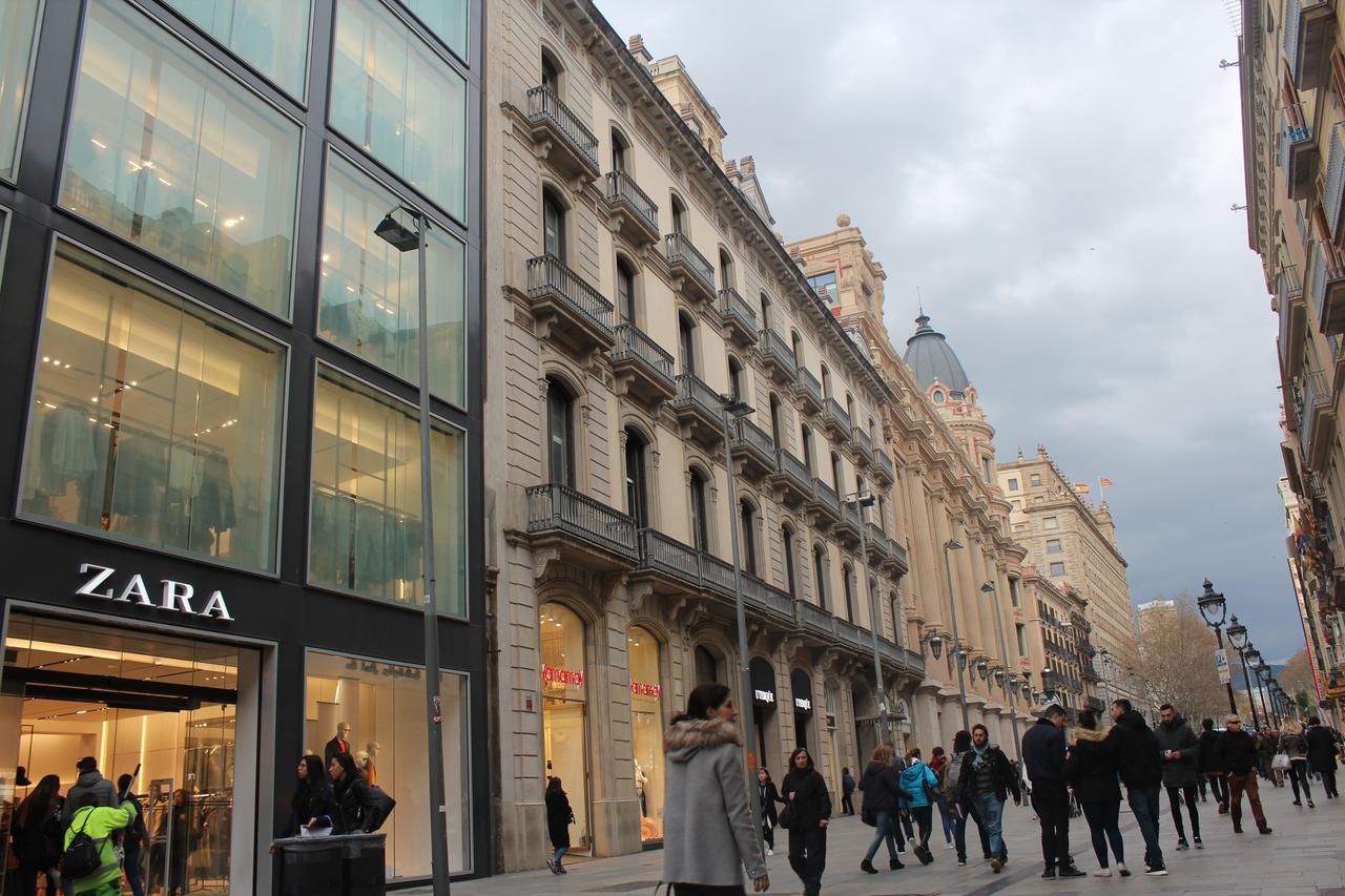Pension Arosa Barcelona Bagian luar foto