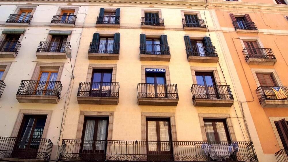 Pension Arosa Barcelona Bagian luar foto